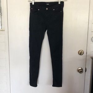 Hudson black denim skinny jeans
